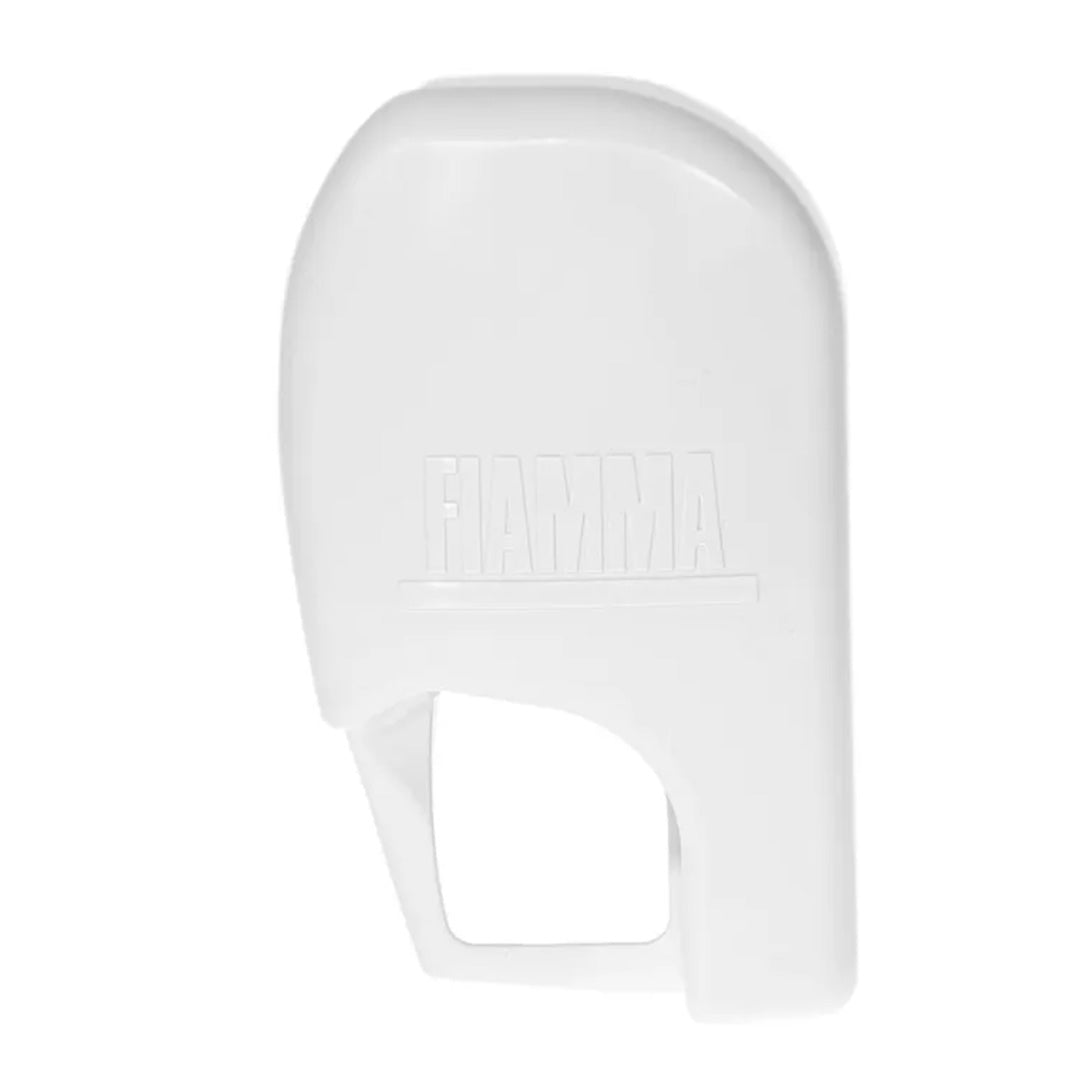 Fiamma F45 TiL right end cap and winch cover 98655-225 in white