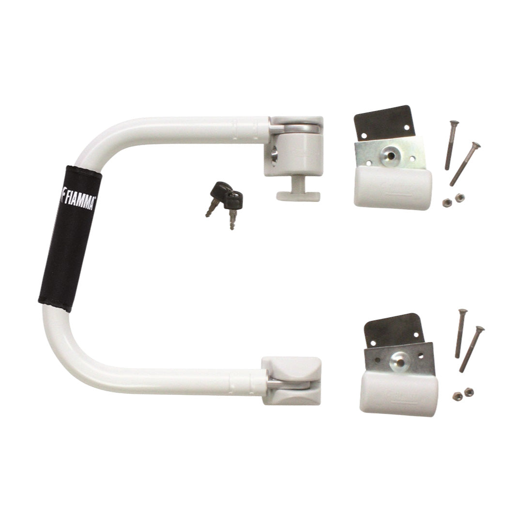 Fiamma Security 31 white folding door handle 03513-01 for caravan and motorhome entry support and security