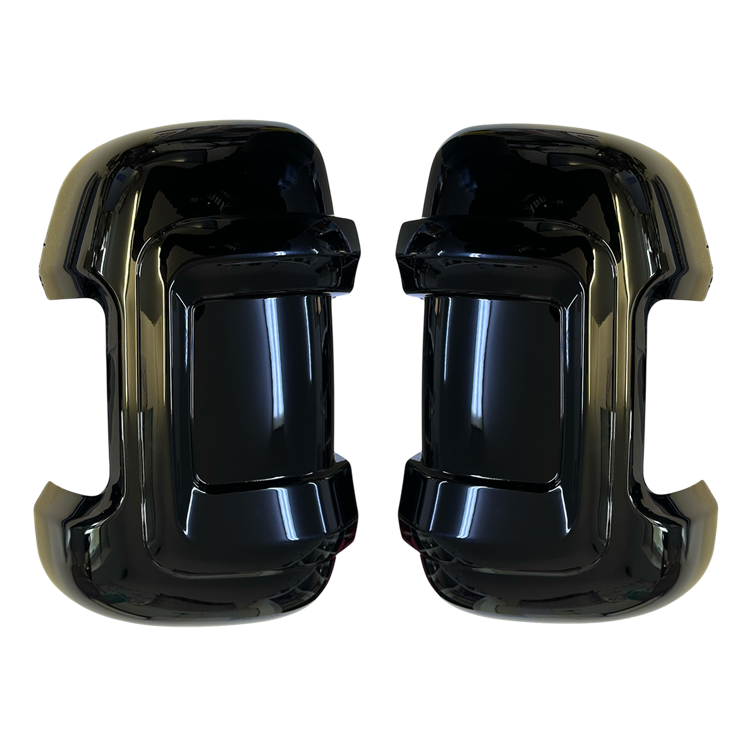 PROTECT-IT long arm mirror cover for Fiat Ducato, Citroen Jumper, and Peugeot Boxer (2006 onwards), black finish