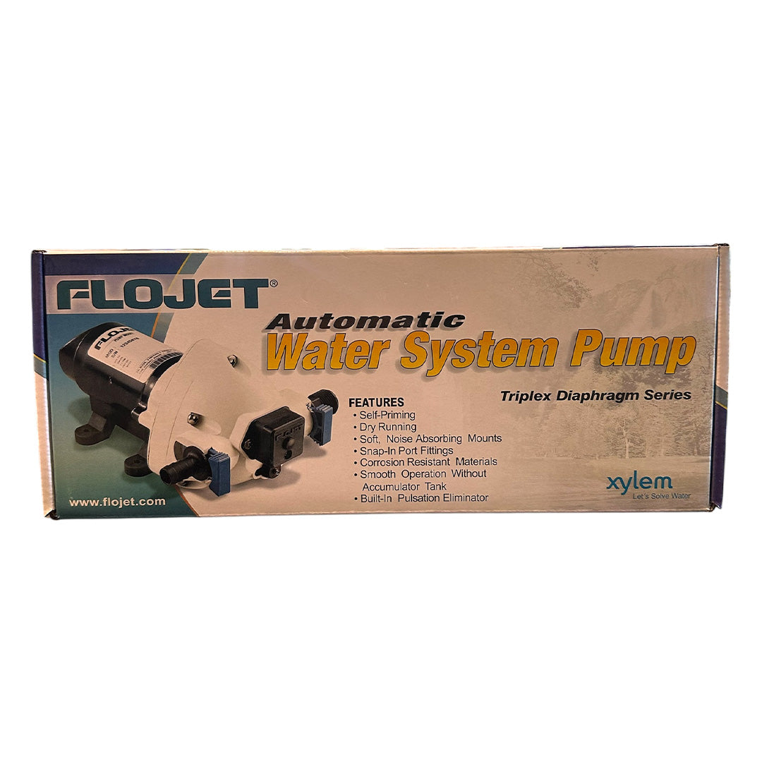 R3426504A Flojet diaphragm water pump for fresh water systems in RVs and campers