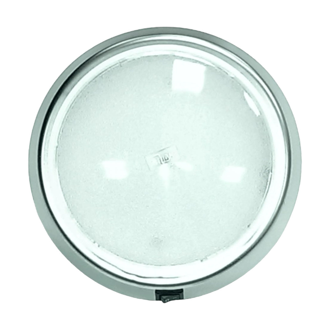 Frilight Saturn S2 12V LED ceiling light with switch for caravans and motorhomes