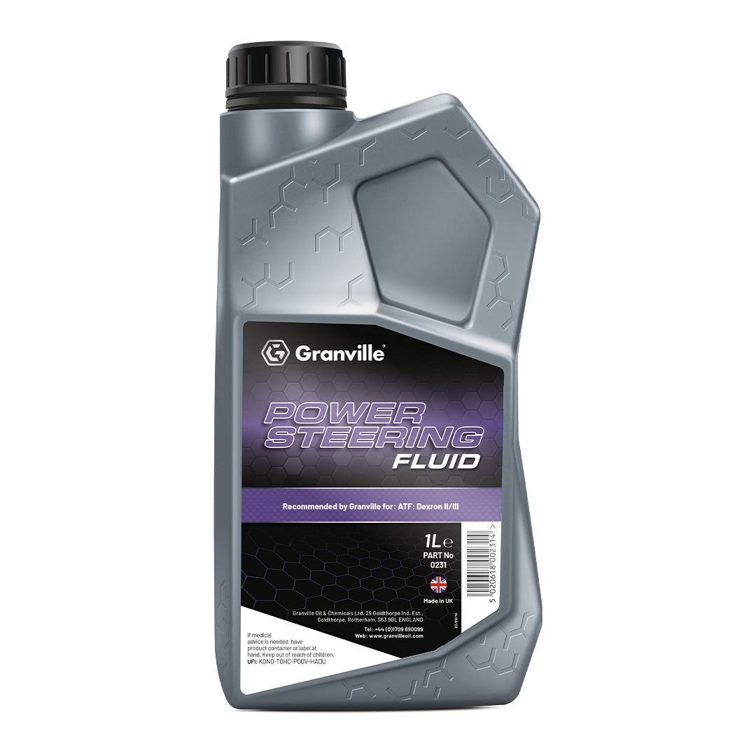 Buy Granville Power Steering Fluid 1 Litre bottle for cars and light commercial vehicles – high-performance mineral-based hydraulic fluid
