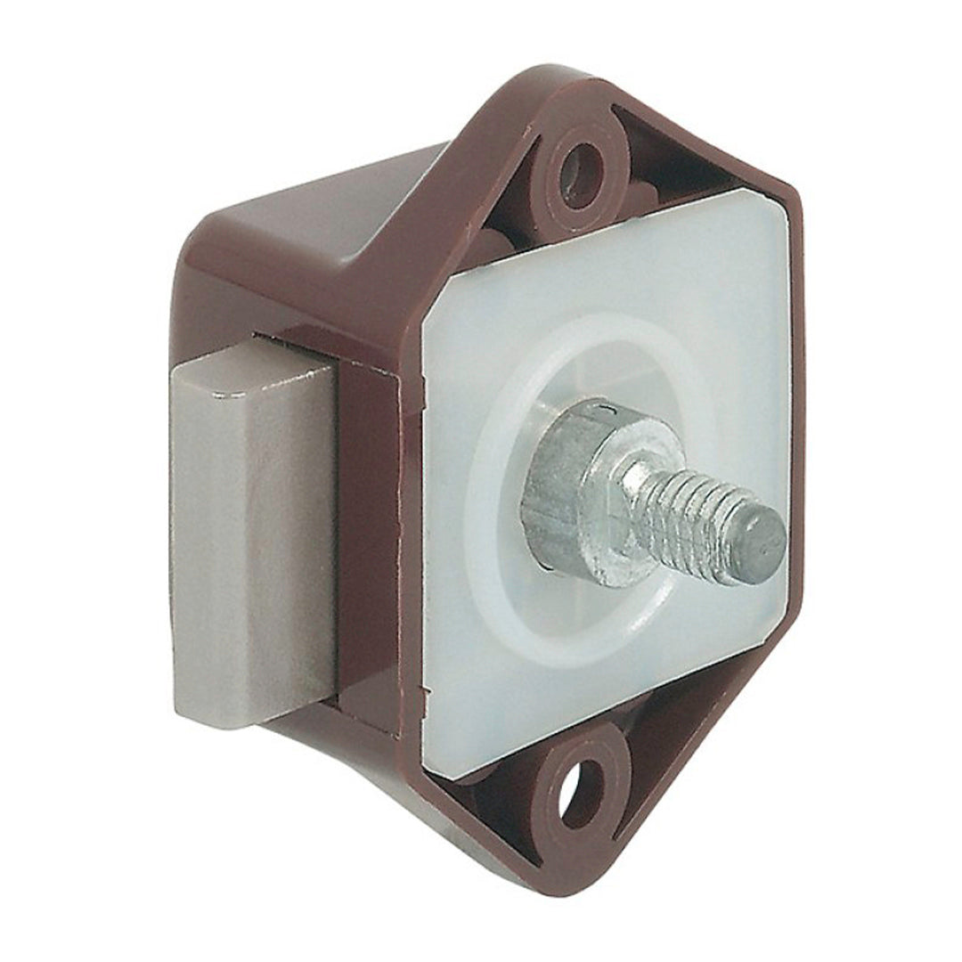 Häfele 211.61.106 brown Mini Push-Lock rim lock with 15mm backset