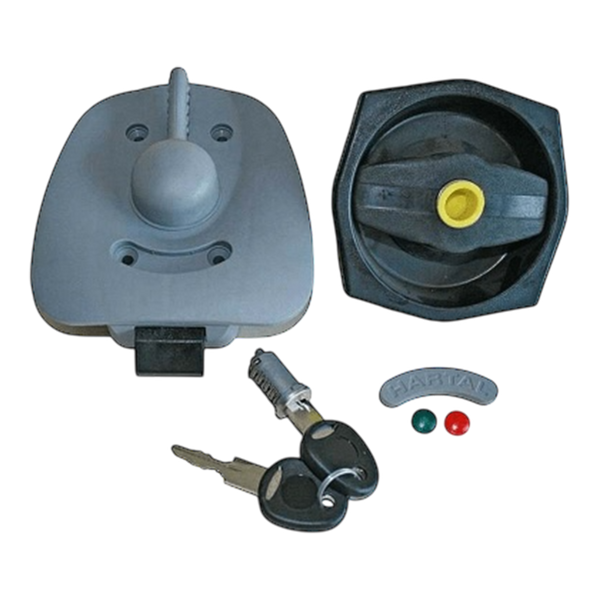 Hartal HIL2 Grey Inner Door Lock – Left Hand, For Caravan Motorhome Camper, New