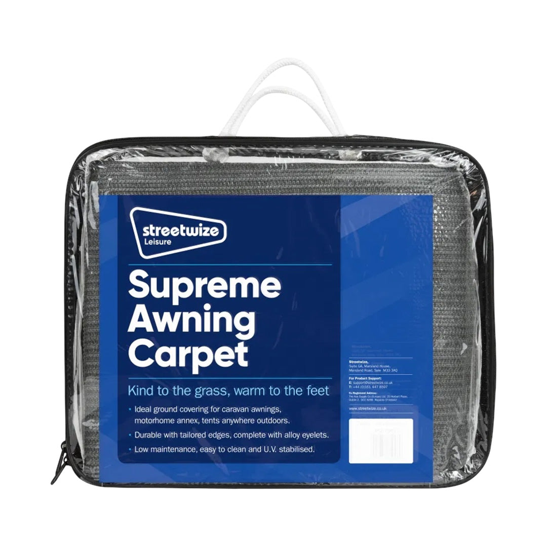 Buy Heavy-duty breathable awning carpet 2.5m x 3m for caravan – Streetwize