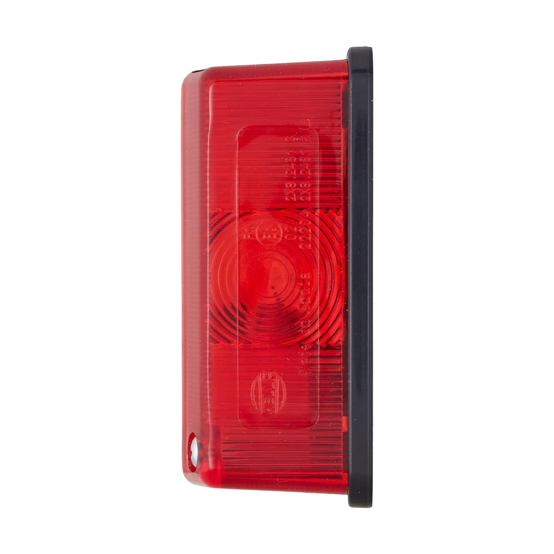 Buy 12V Hella side clearance marker light with T4W bulb, ideal OEM replacement for caravans