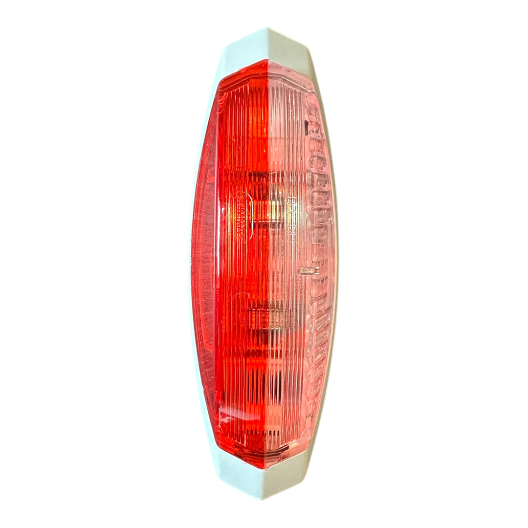 Hella red and white right hand marker lamp for caravans, motorhomes, horsebox, trailer available online at thomastouring.co.uk