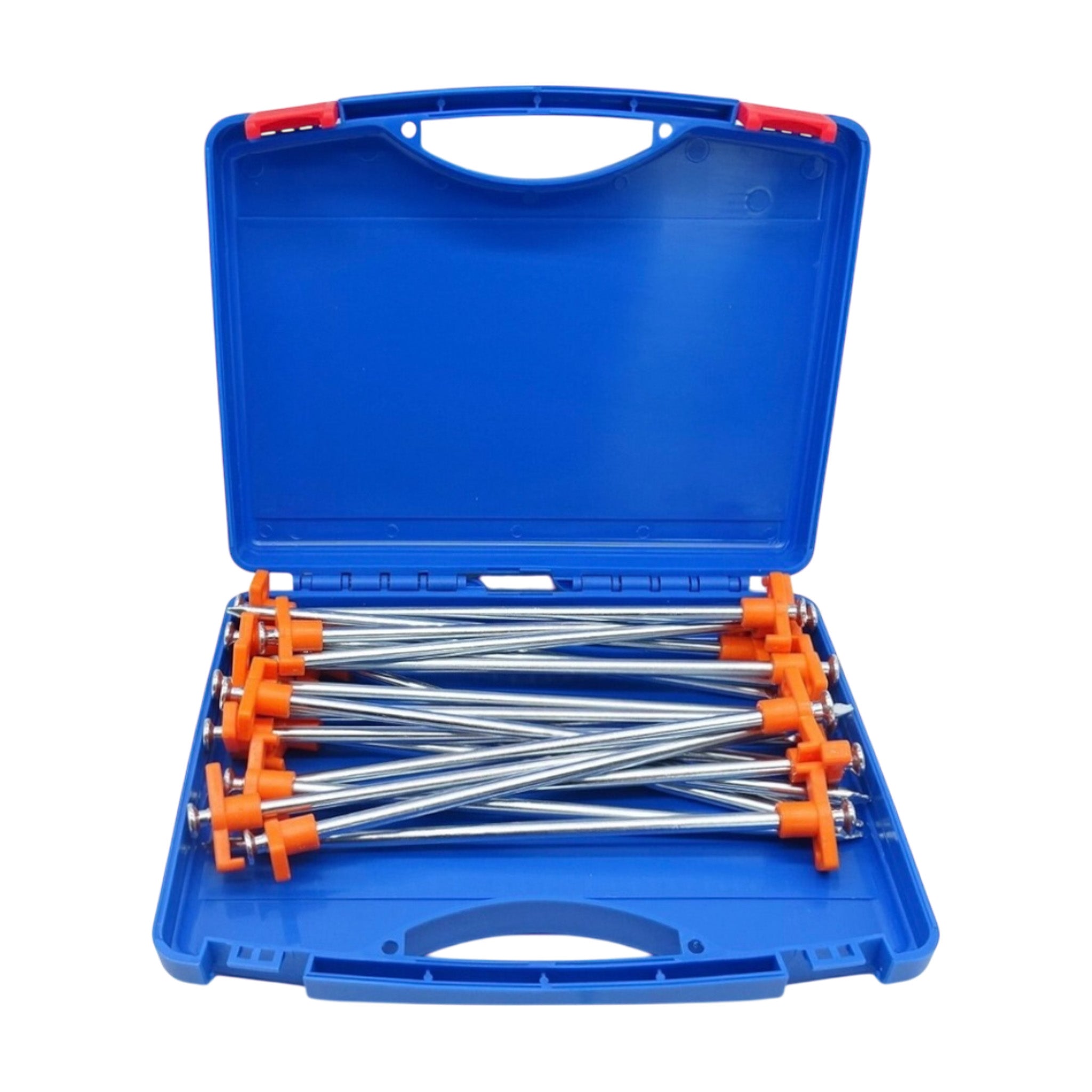 Hi-viz P.L.S 25cm rock pegs, heavy duty, perfect for securing tents, windbreaks, and caravan or motorhome awnings, pack of 20