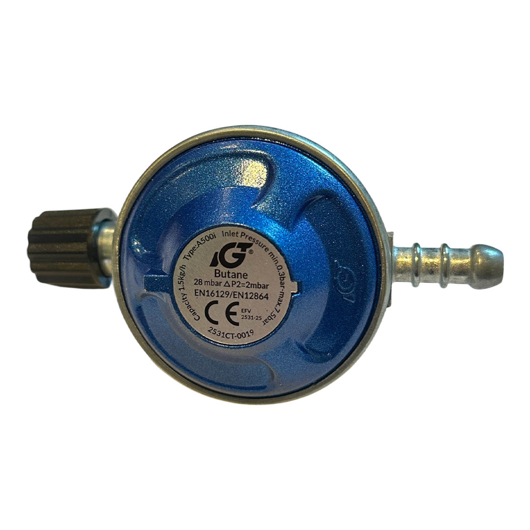 IGT LPG Butane Gas Regulator 28mbar for Camping Gaz 901, 904, 907 bottles