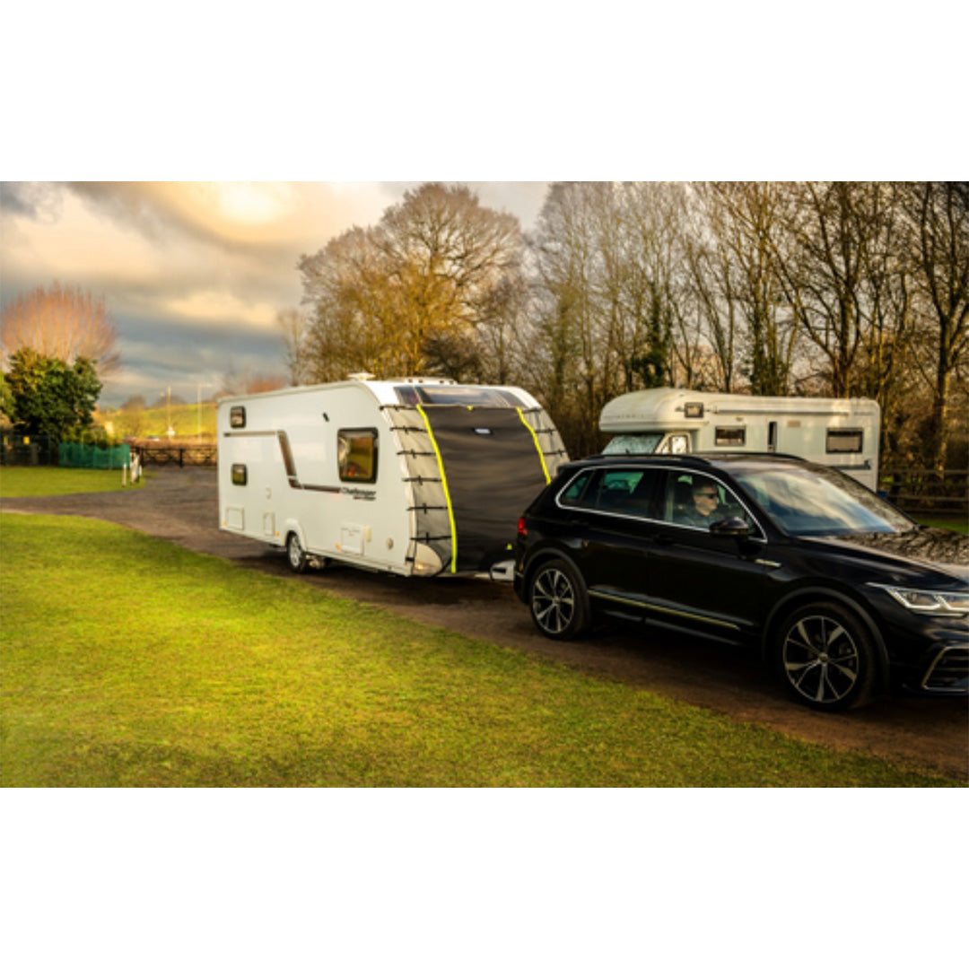 Heavy-duty impact resistant Maypole front cover for towing