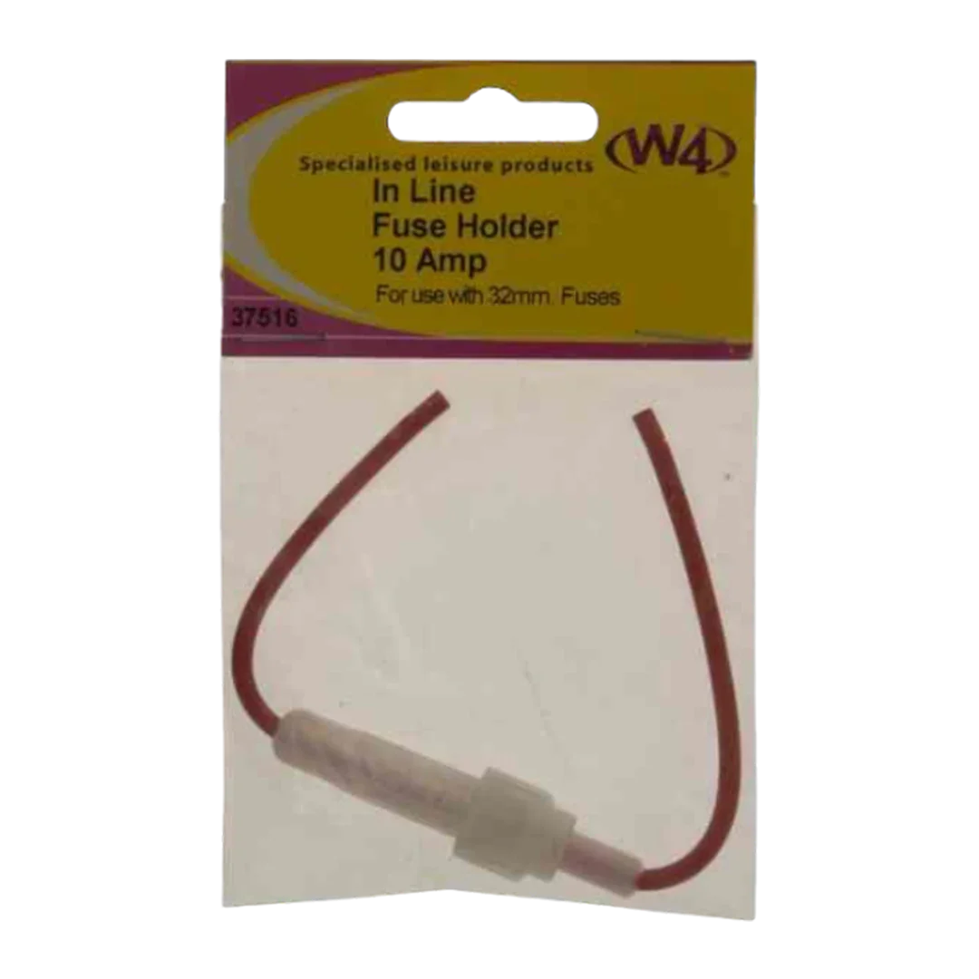 Buy W4 In-Line Fuse Holder for 32mm Fuses - 10A | ThomasTouring.co.uk