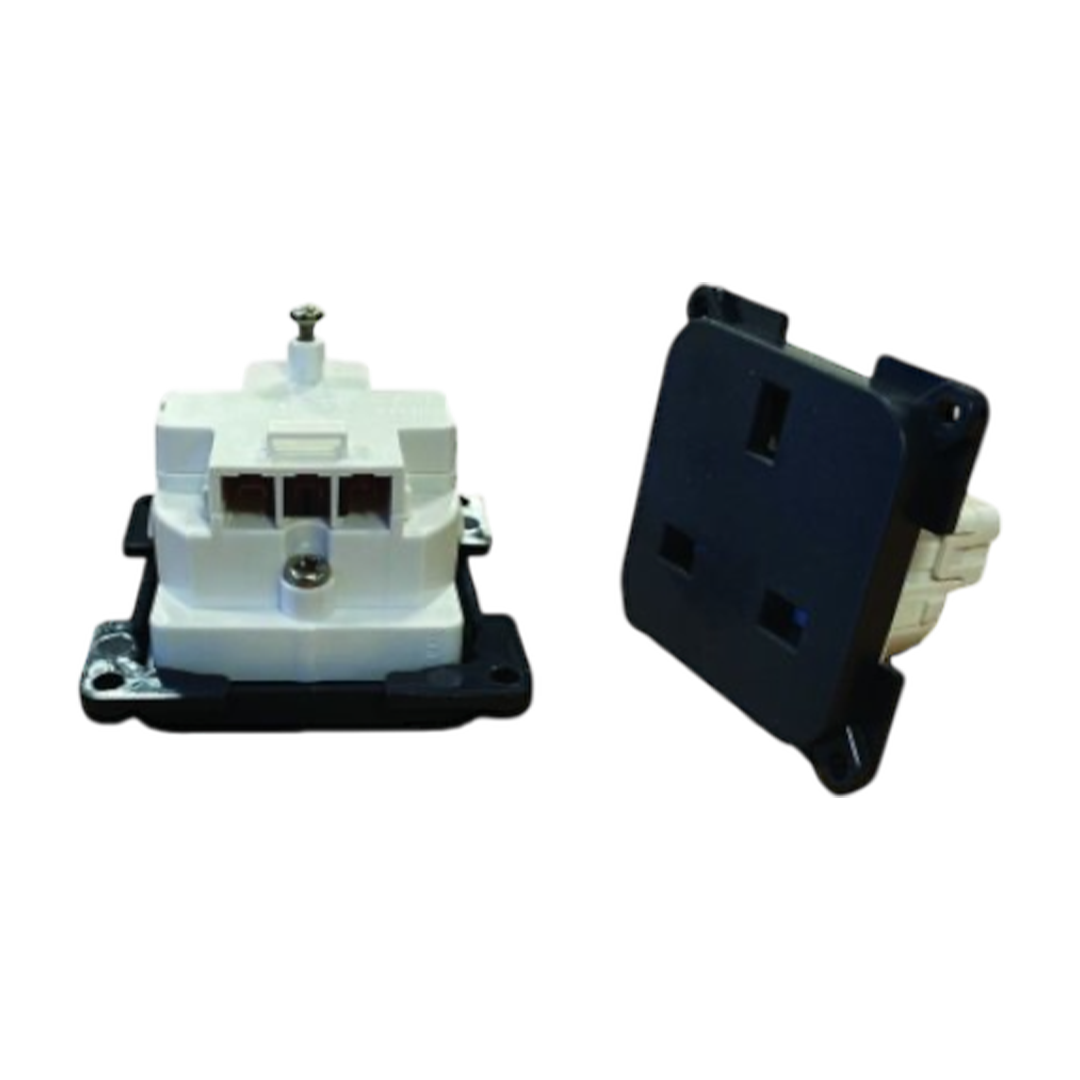 front and rear of C-Line Integrated 230v Socket for sale online UK at ThomasTouring.co.uk