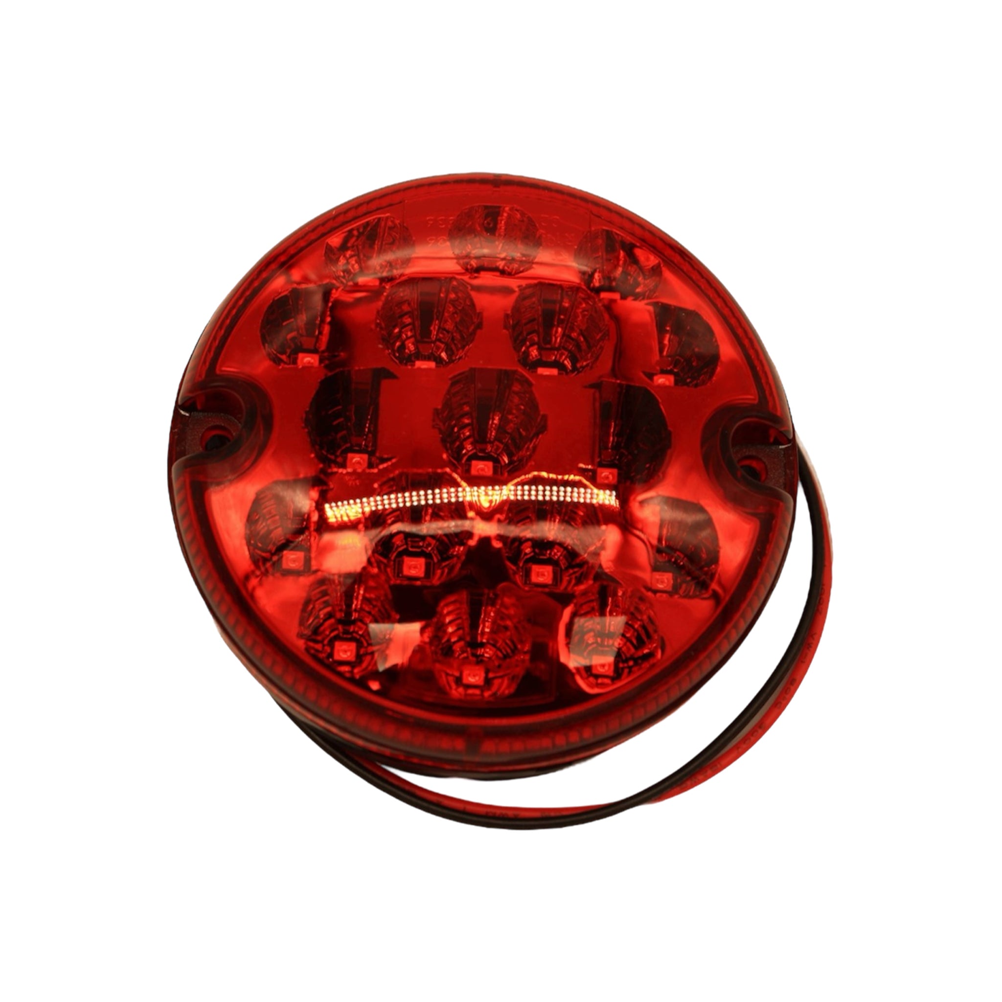 95mm LED stop and tail lamp with clear optic lens for 10-30V caravans motorhomes and trailers