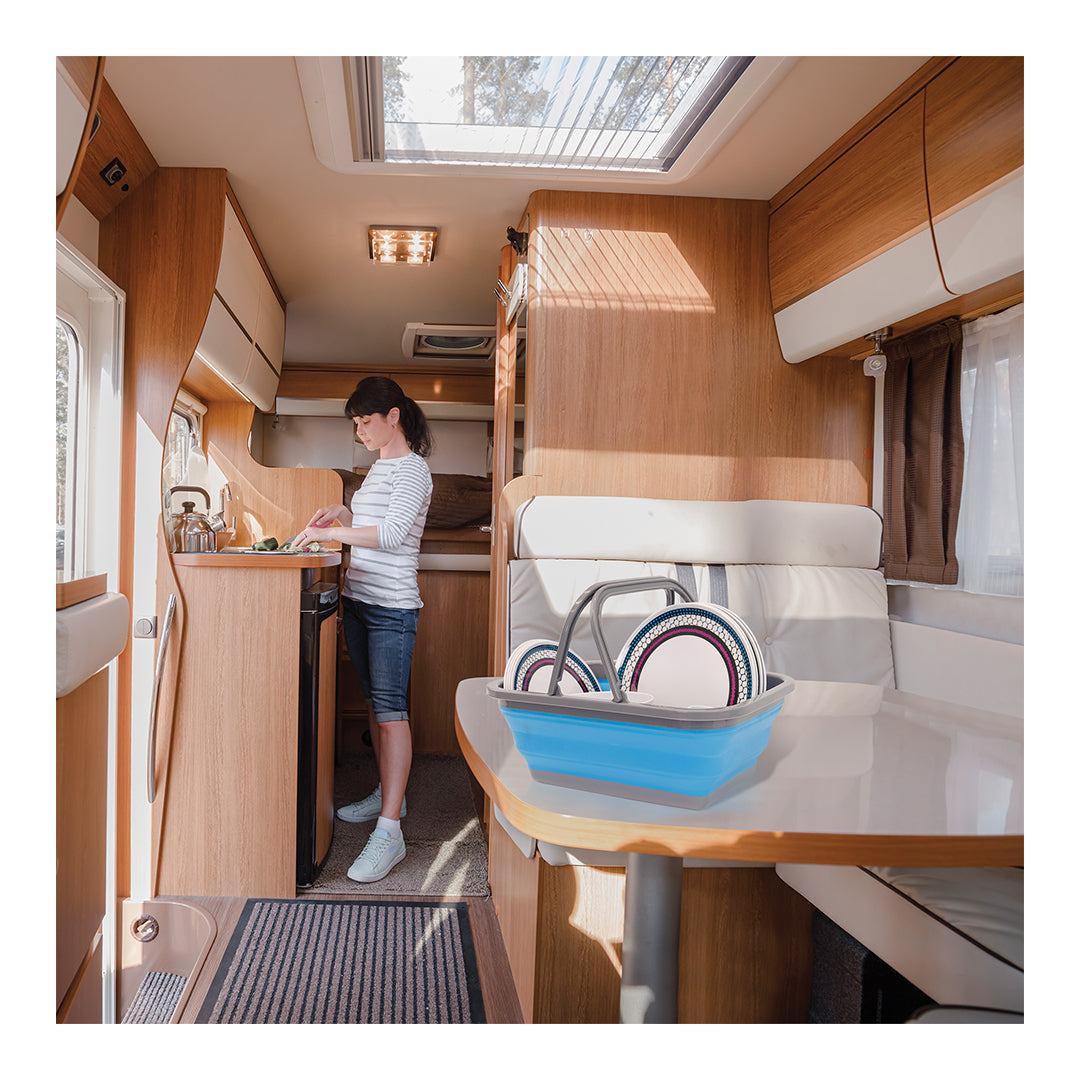 Leisurewize collapsible camping washing bowl – Compact, durable, and perfect for outdoor kitchens