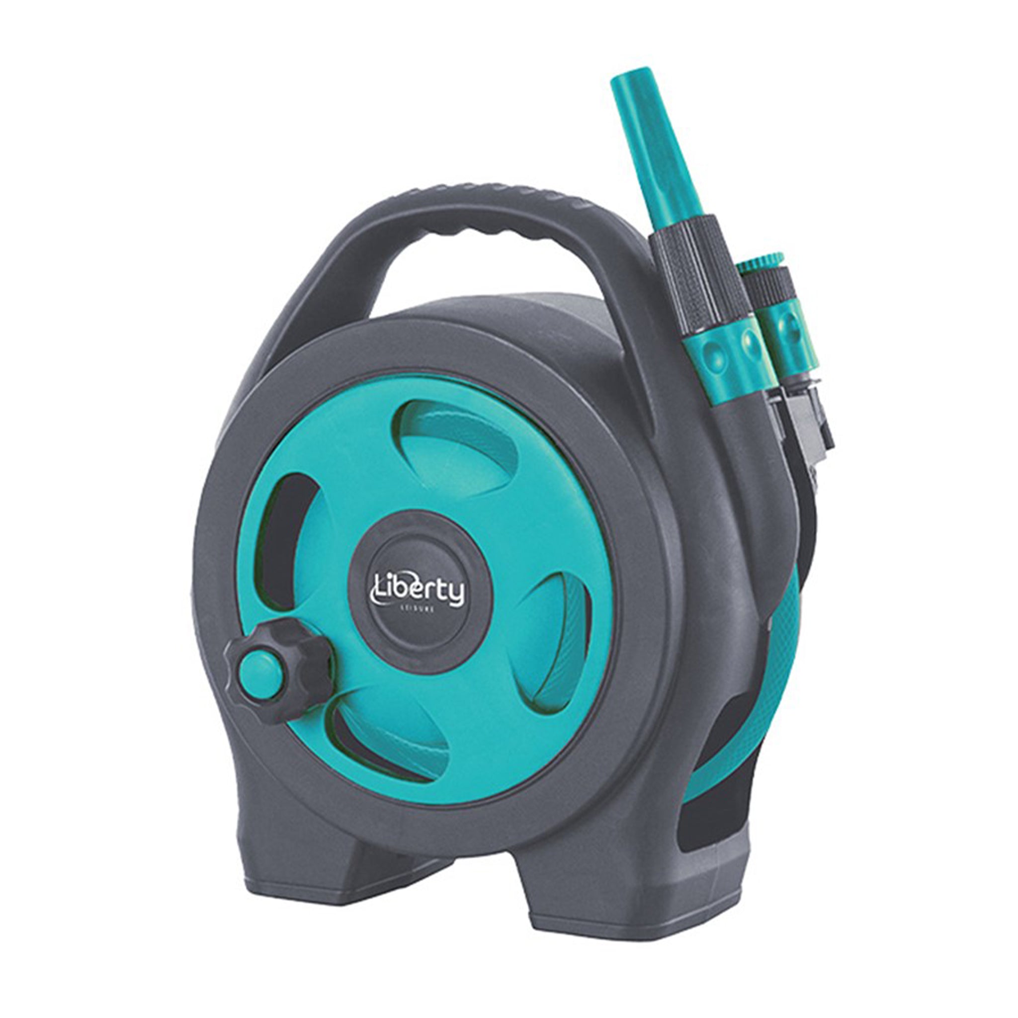 Liberty Leisure 10 metre food grade drinking water hose reel with carry handle