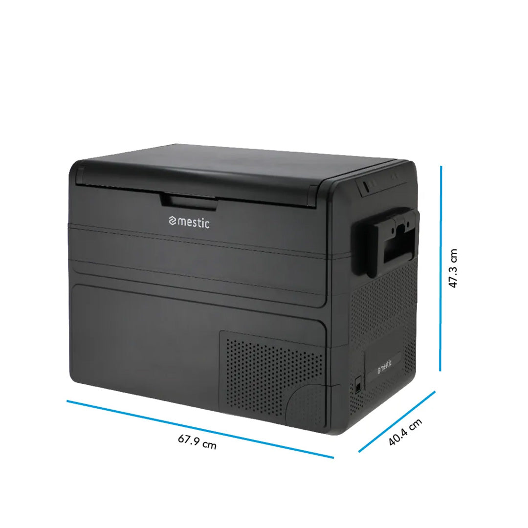 Mestic compressor coolbox dimensions 67.9 by 40.4 by 47.3 cm