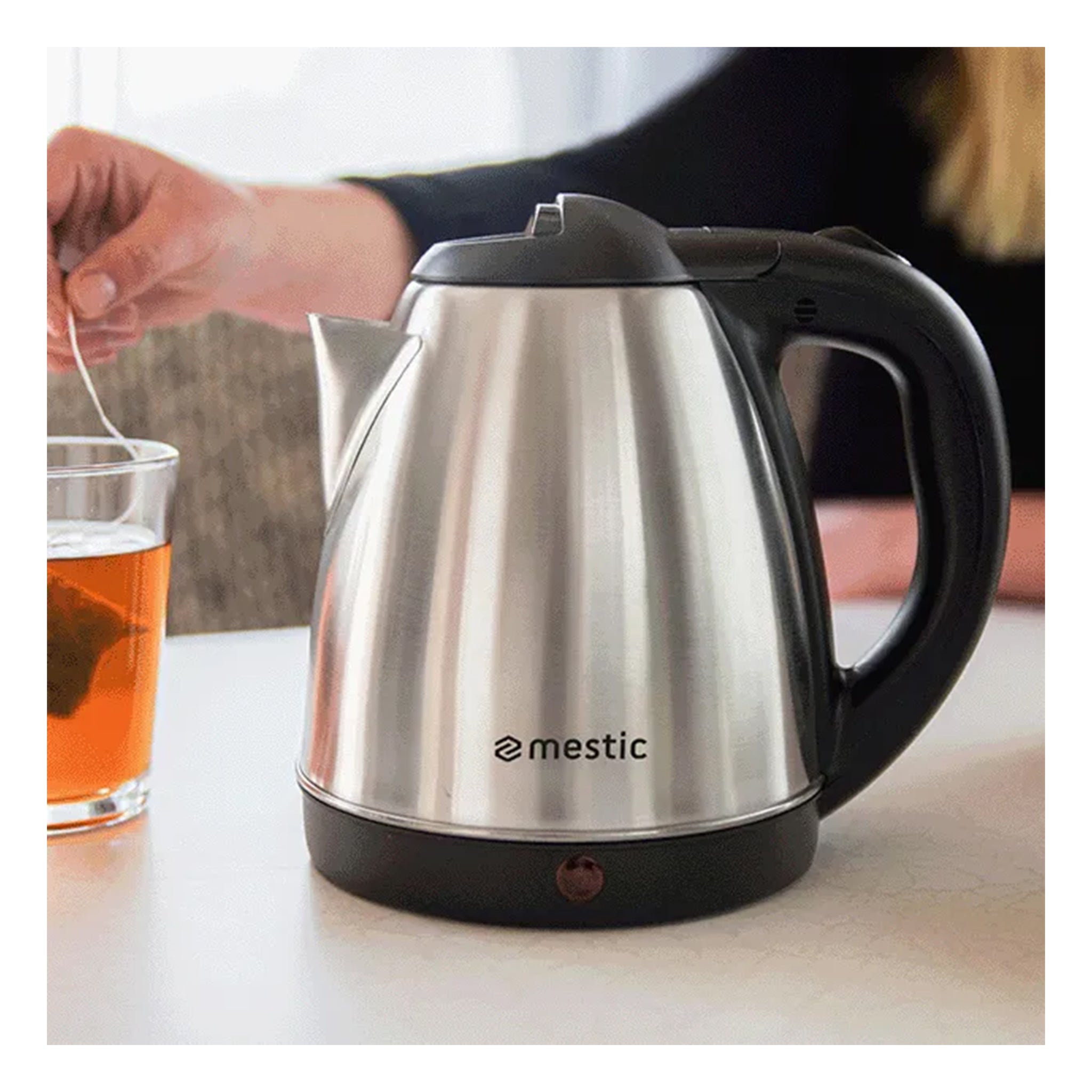 Mestic MWC-150 low wattage stainless steel kettle 1.5 litre ideal for caravans and motorhomes