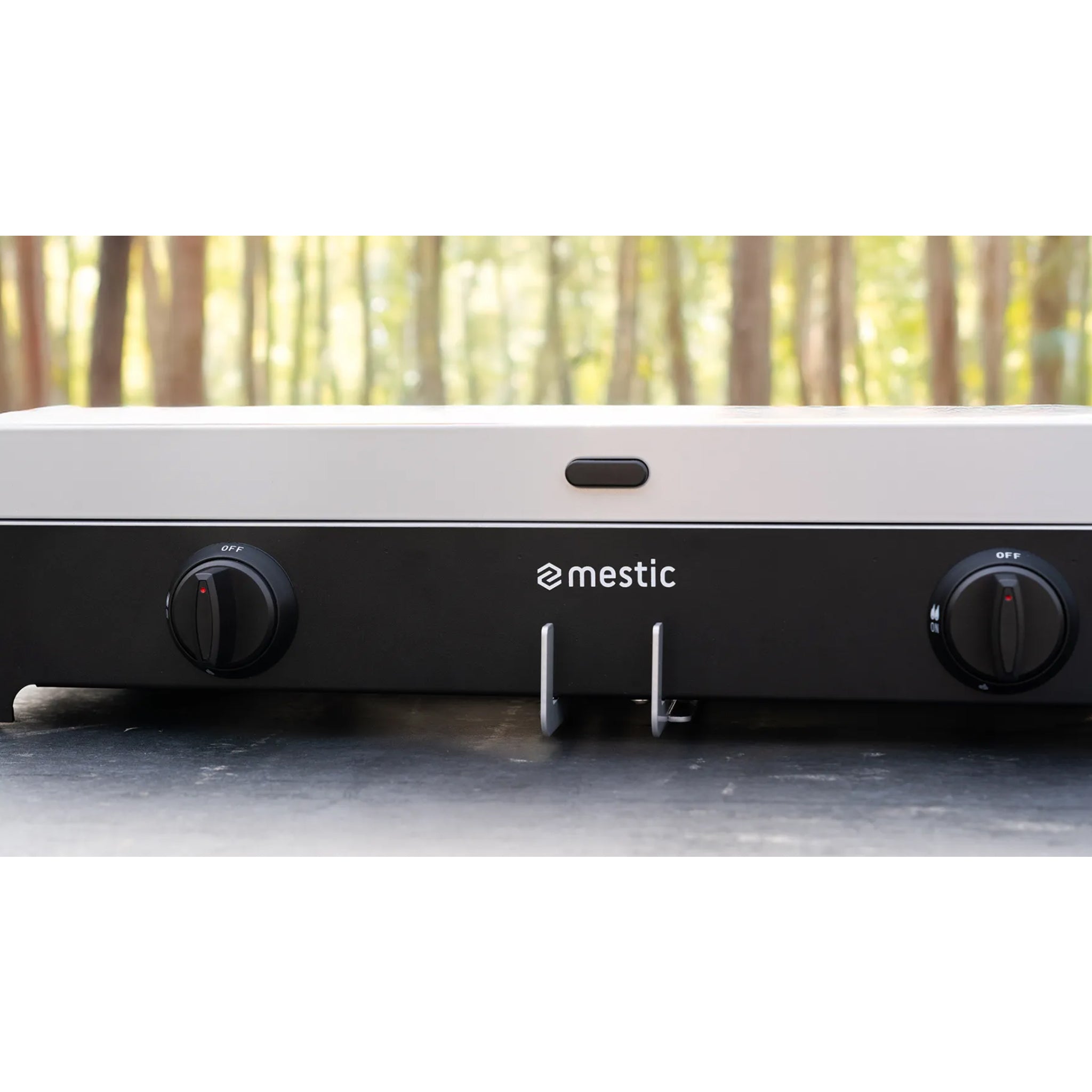 Mestic MGCP-1200 twin burner gas stove suitable for caravan motorhome and outdoor cooking