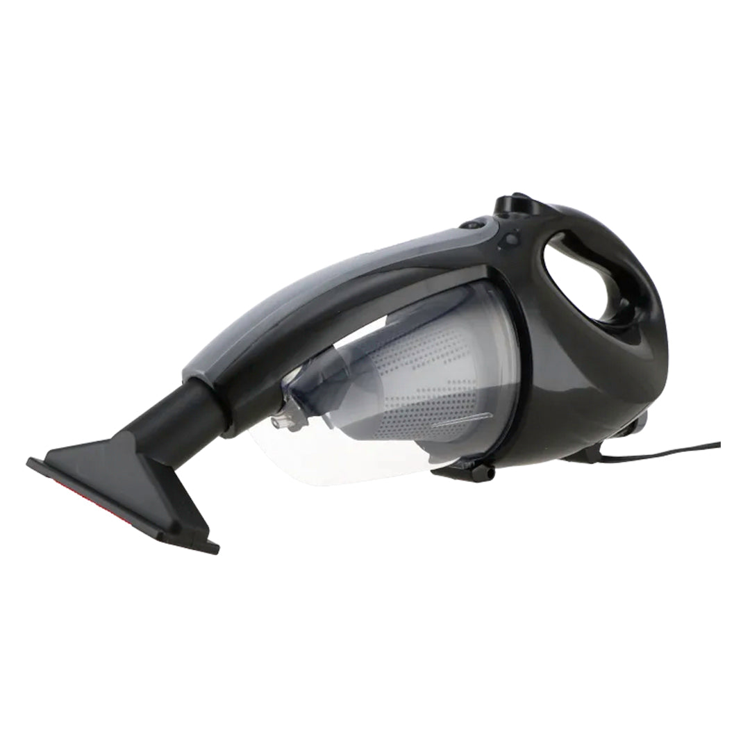 Mestic MS-80 portable vacuum cleaner fitted with brush nozzle attachment