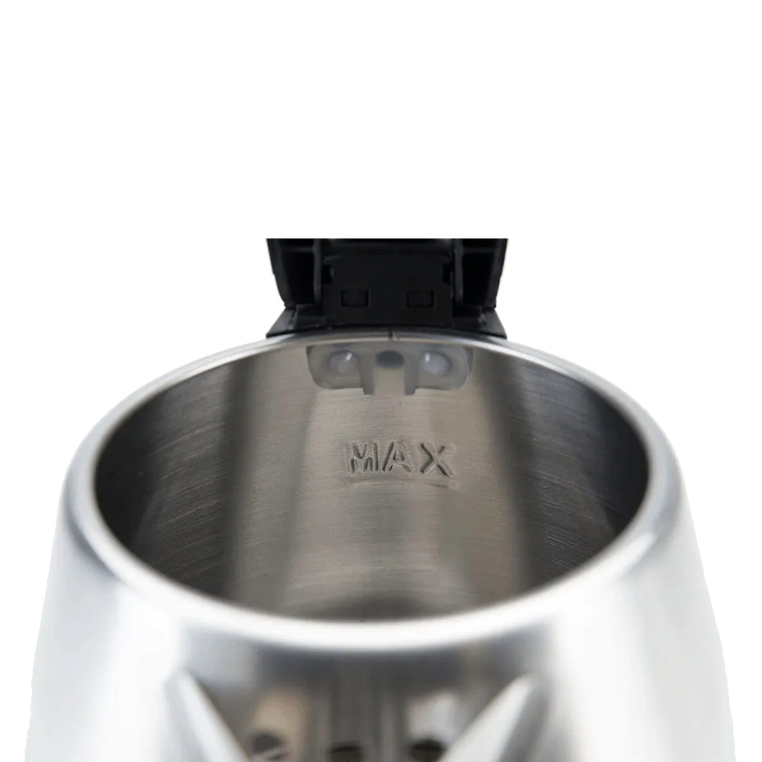 Mestic MWC-150 camping kettle handle and lid detail