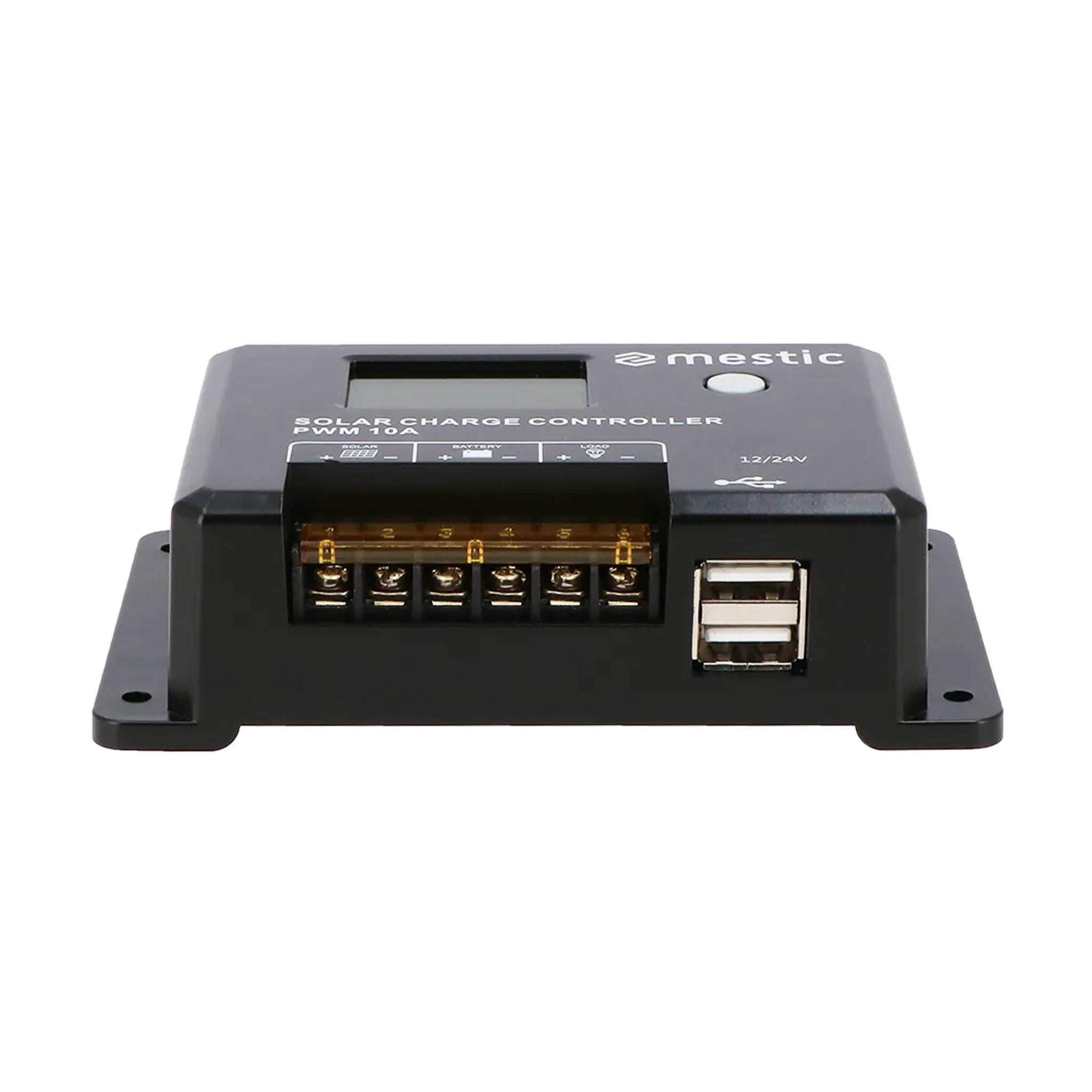 Mestic PWM 10A solar charge controller for motorhome, campervan and off-grid use