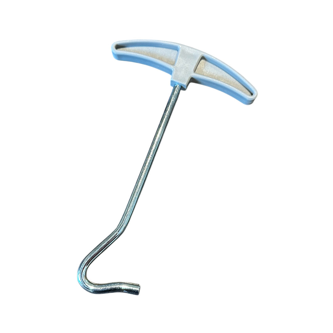 Tent peg kit for camping including heavy duty pegs and puller