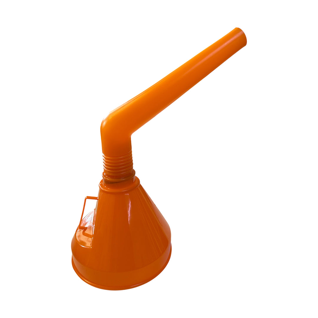 Buy 130mm plastic refuelling funnel with mesh filter for motorbikes, cars, and petrol engines
