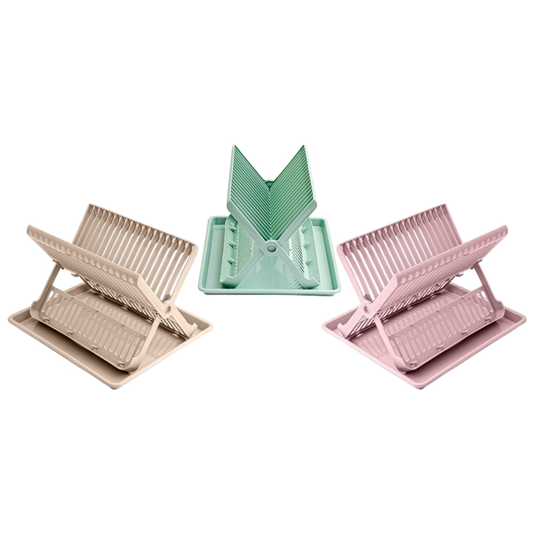 PlasticForte folding dish drainer with drip tray for caravan and motorhome kitchens