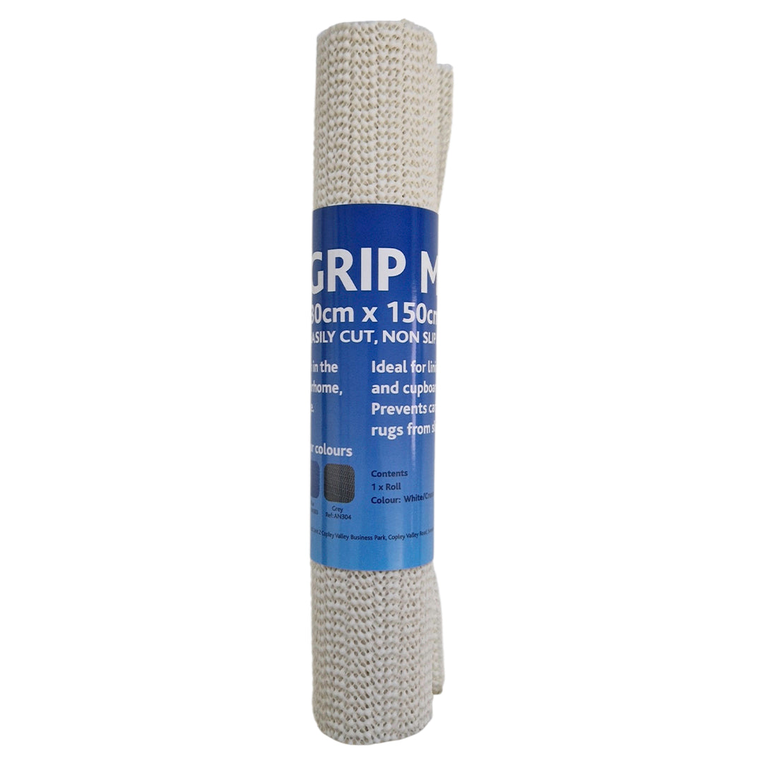 PLS white cream anti-slip grip mat 30 x 150cm AN301