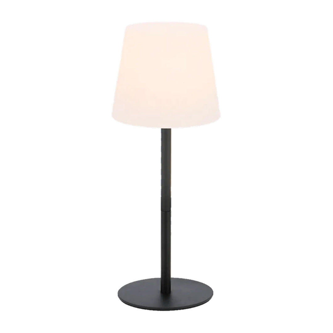 Dimmable camping lamp with USB-C charging for caravans and motorhomes