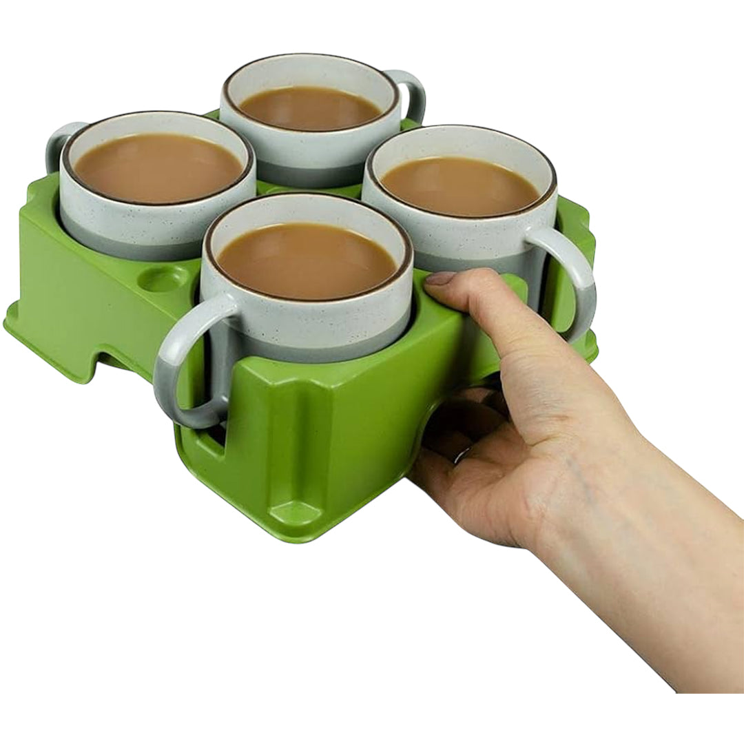 Muggi cup holder made from 100% recycled material for secure drink storage