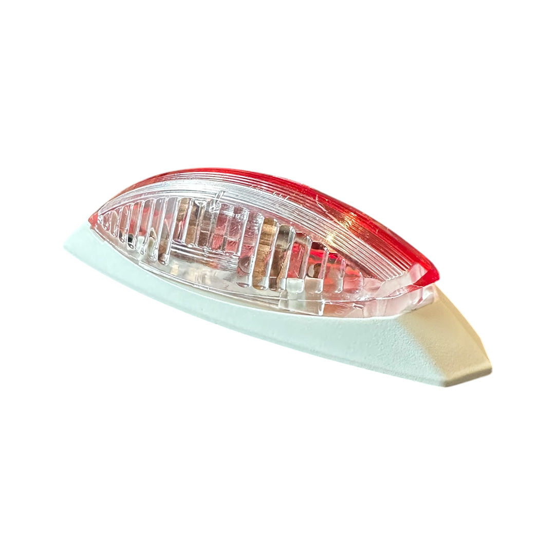 Replacement Hella red and white right side marker light for trailers and motorhomes
