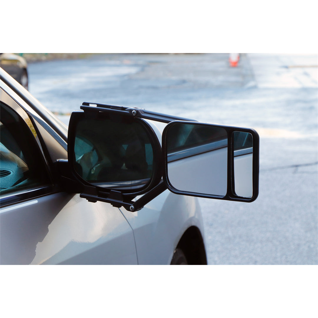Streetwize split lens towing mirrors, ideal for safer towing and extended view