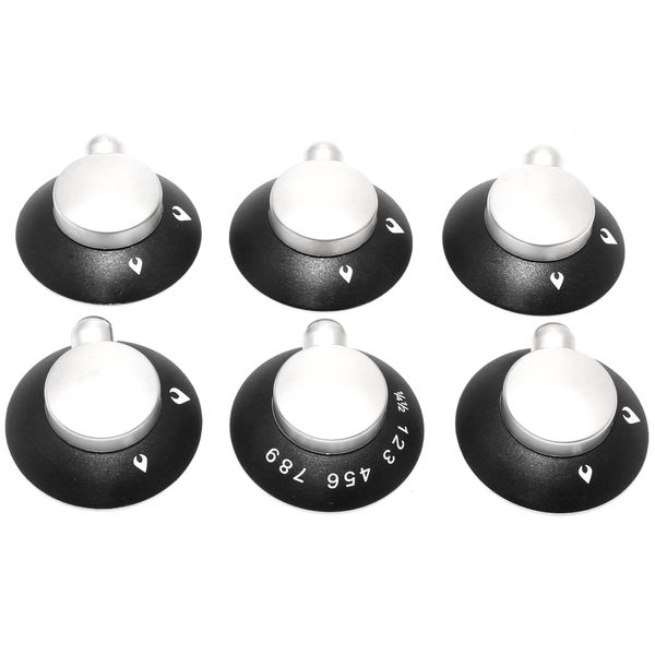 Thetford Oven Grill-Hob Knob Kit Black & Satin SSPA0903.SA