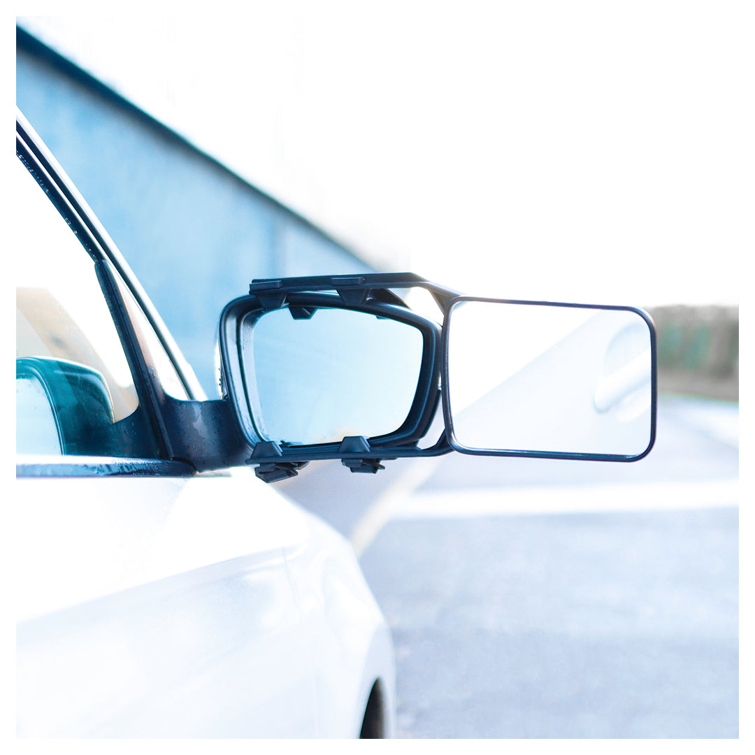 Streetwize LW702 towing mirror fitted to a car wing mirror