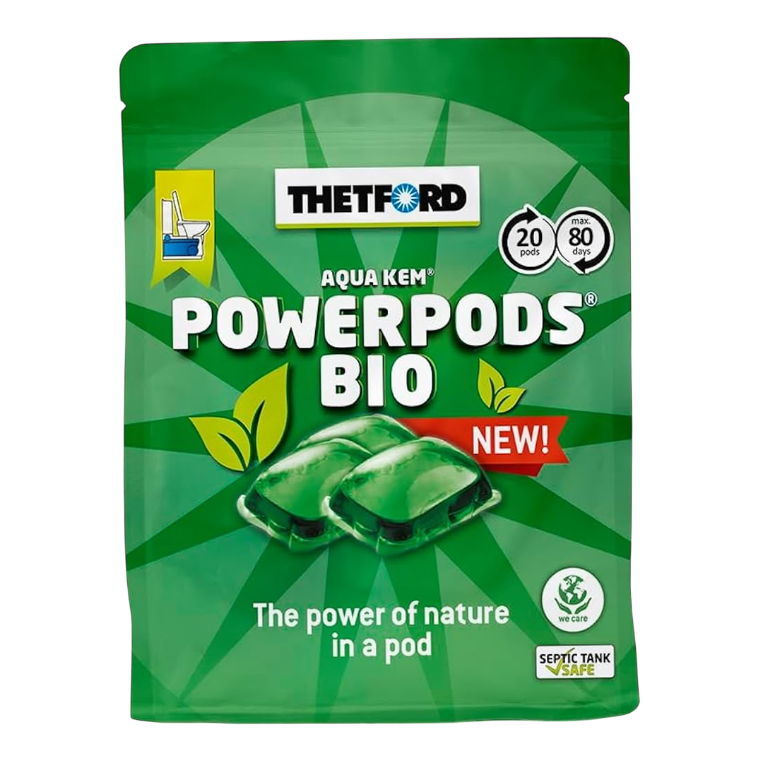 Thetford Powerpods Bio, biodegradable toilet treatment for portable and cassette toilets