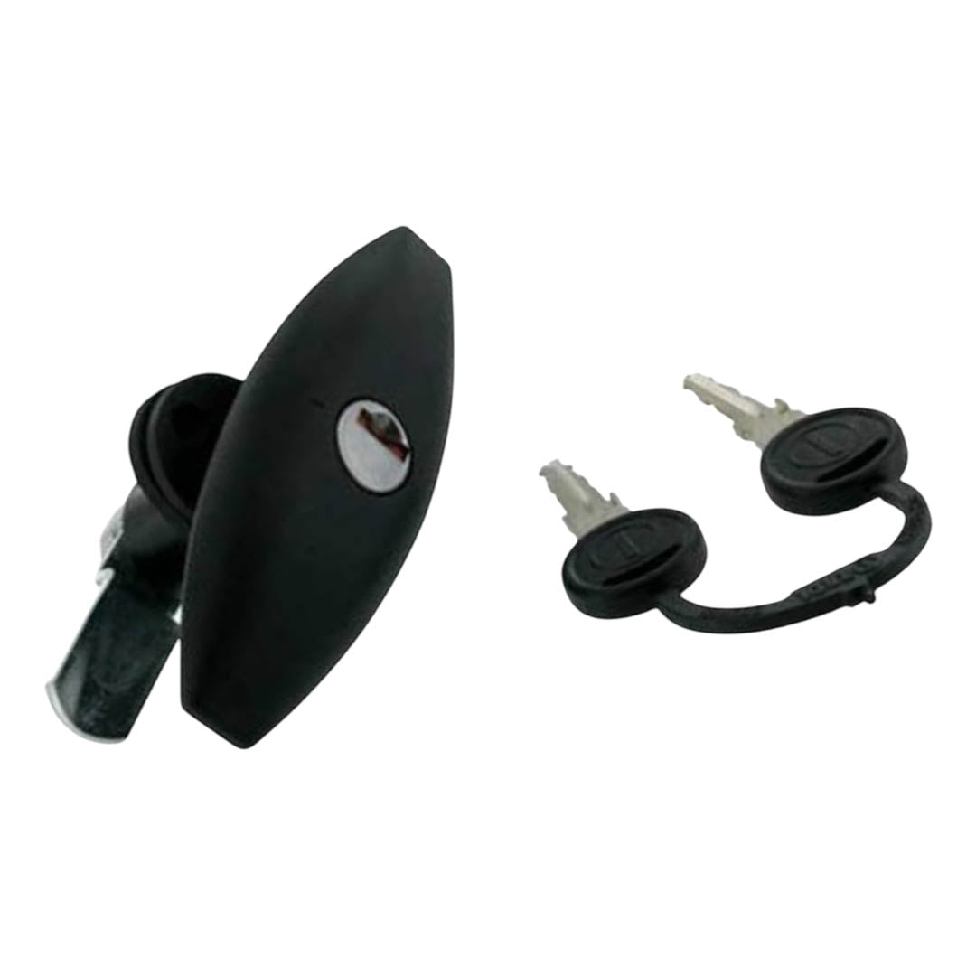 Buy Trigano Ellipse Push Lock for caravan and motorhome lockers – secure Zadi barrel lock with keys