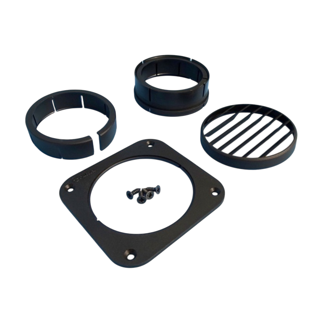 Black Truma swivel air outlet for 80mm ducting, compatible with Truma E2400 and VarioHeat caravan heaters