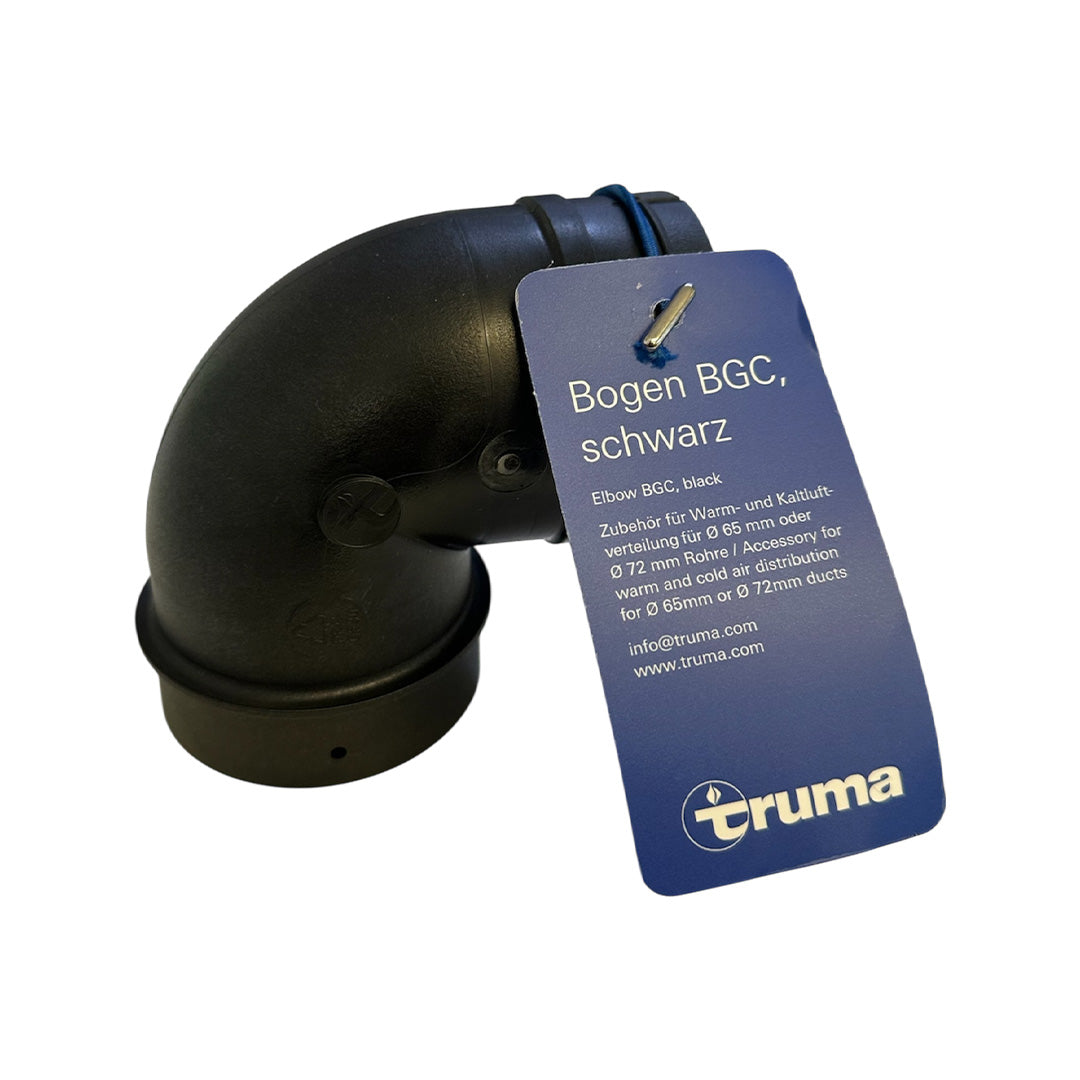 90-degree air duct elbow for Truma Combi boiler models – Truma part number 34092-01 | Thomas Touring
