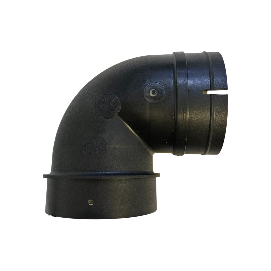 Truma Combi ducting elbow 34092-01 for redirecting heater outlet airflow