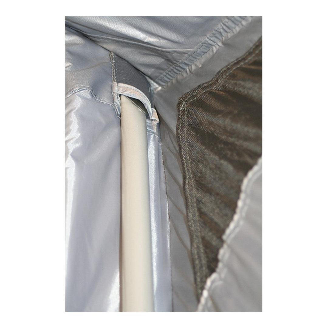 Universal rear awning leg poles for caravans and motorhomes – durable steel pair