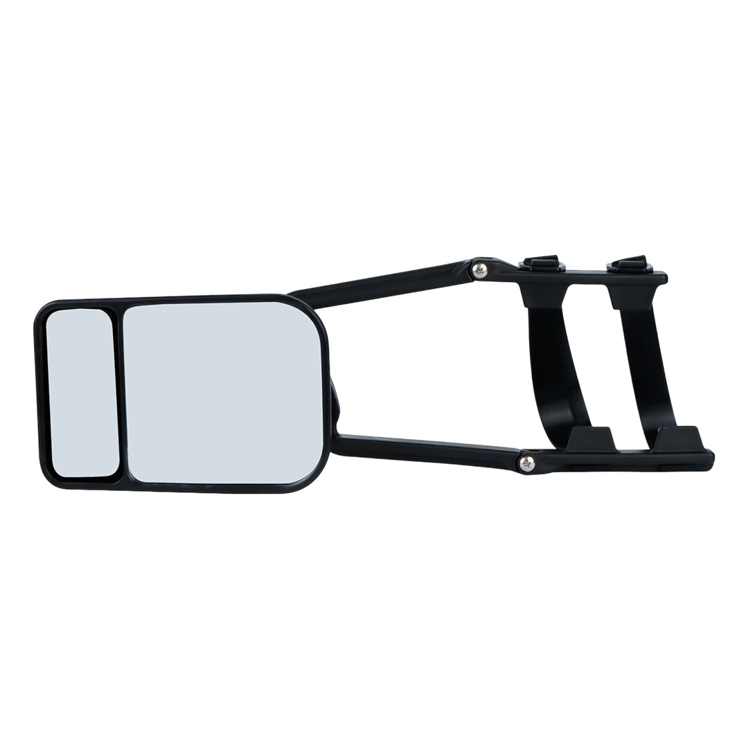 Streetwize universal adjustable towing mirrors with split twin lens for better visibility