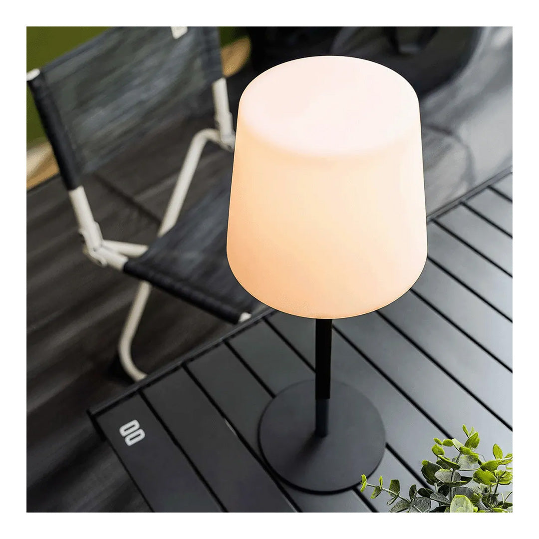 Travellife Elin LED light with adjustable height for motorhome and campsite use.