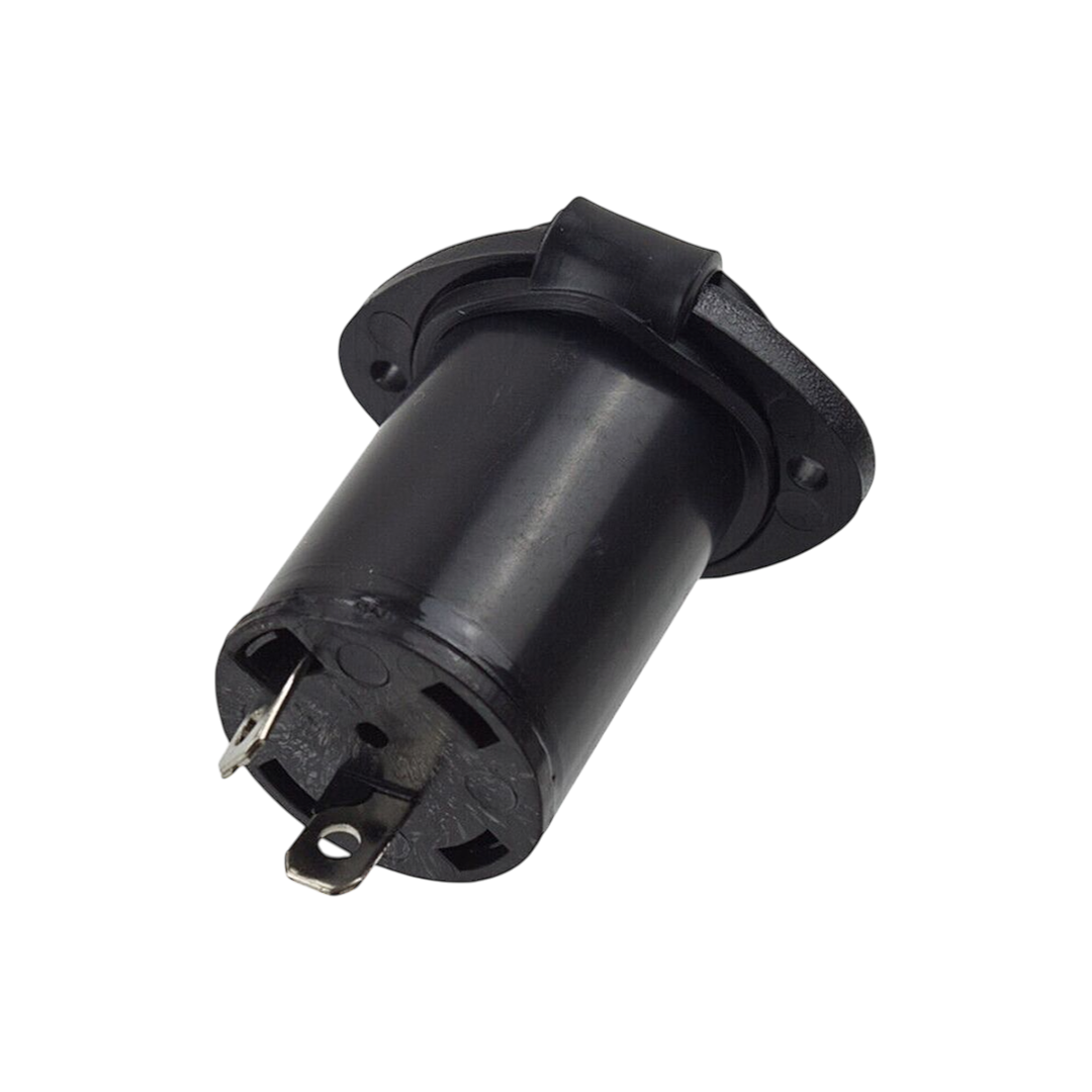 W4 Recessed 12V Cigar Socket 37587, 5A for permanent fixing in Caravan Motorhomes Campervans
