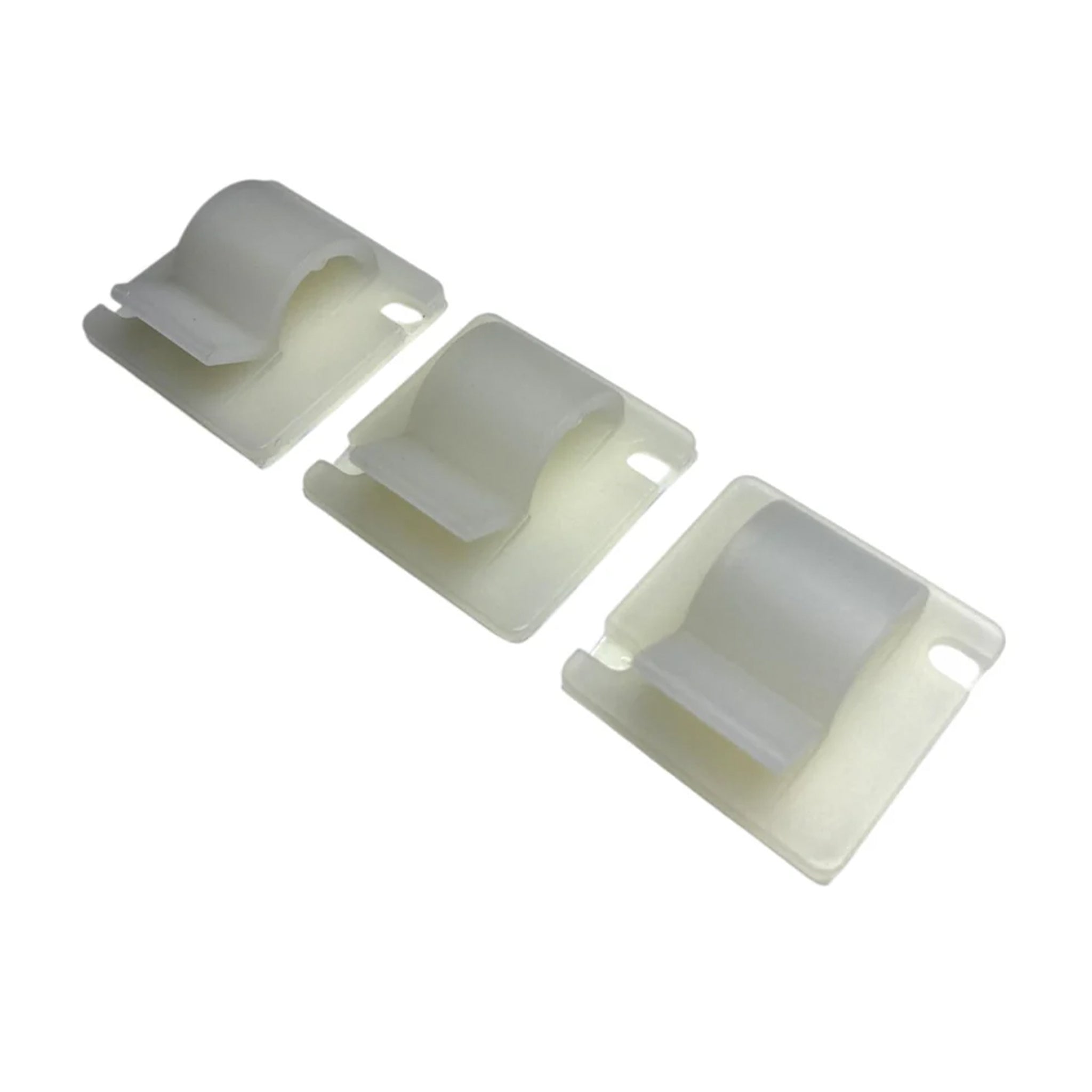 W4 sticky backed cable clips used to tidy wiring in caravan and motorhome installations