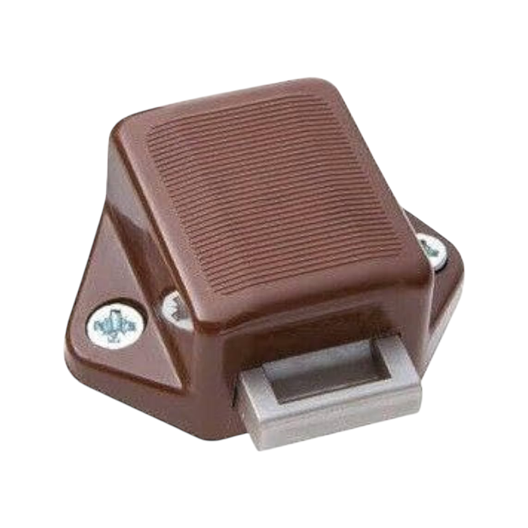 Spring Loaded W4 Push-Button Mini Catch for Caravan and Motorhome Cupboard Doors - 37885