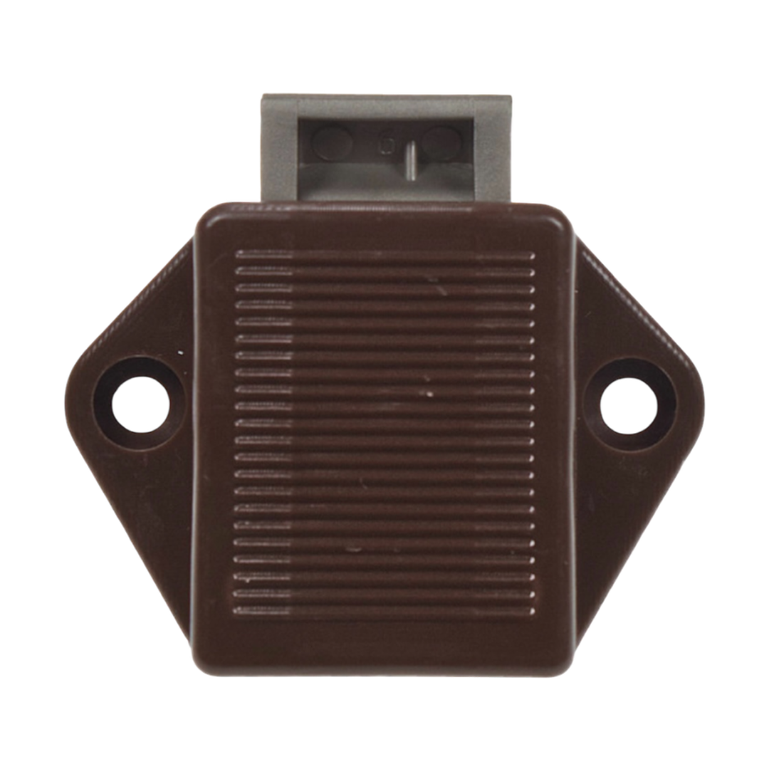 W4 Push-Button Operated Mini Catch for Caravan and Motorhome Cupboard Doors - 37885