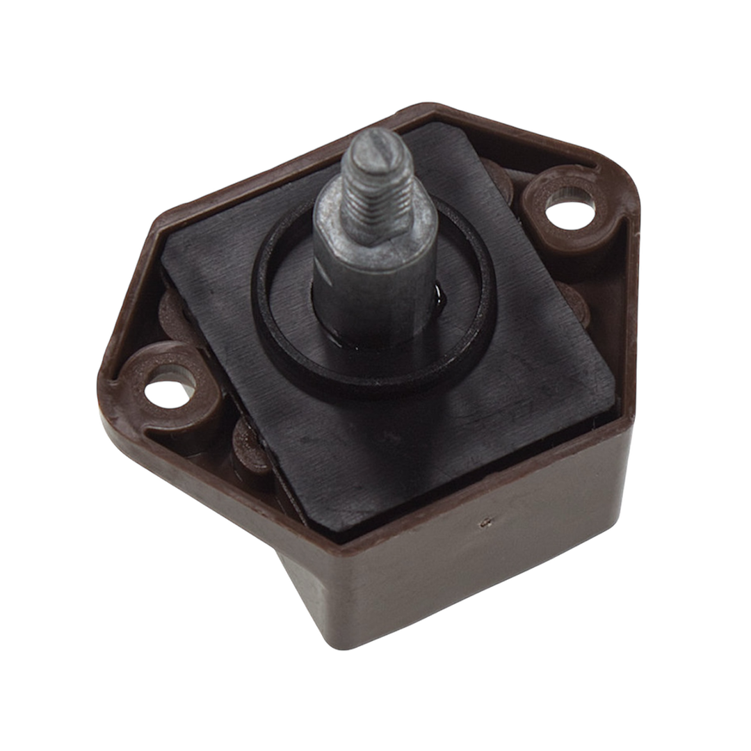 Spring Loaded Push-Button Mini Catch for Caravan and Motorhome Cupboard Doors - 37885