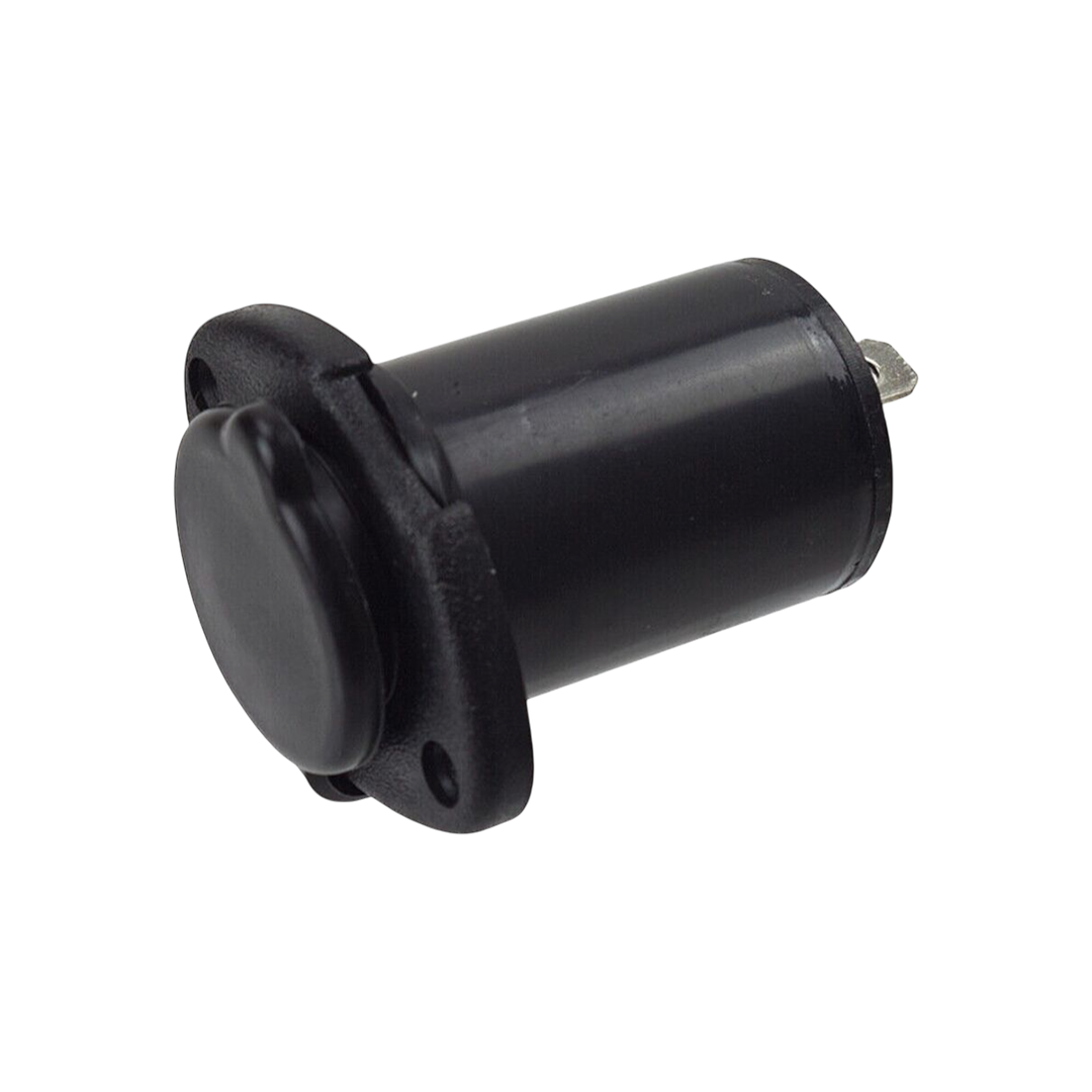 W4 37587 flush-mount 12V cigar socket, 5A, designed for reliable power in caravans