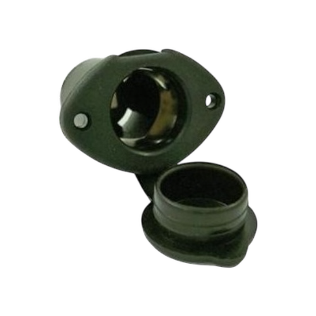 W4 Recessed Cigar Socket 37587, 12V 5A flush-mount for permanent installation in vehicles